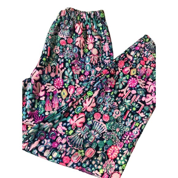 Girls Lilly Pulitzer Luxletic Weekender Legging sz L(8-10) UFP 50 - Picture 1 of 5
